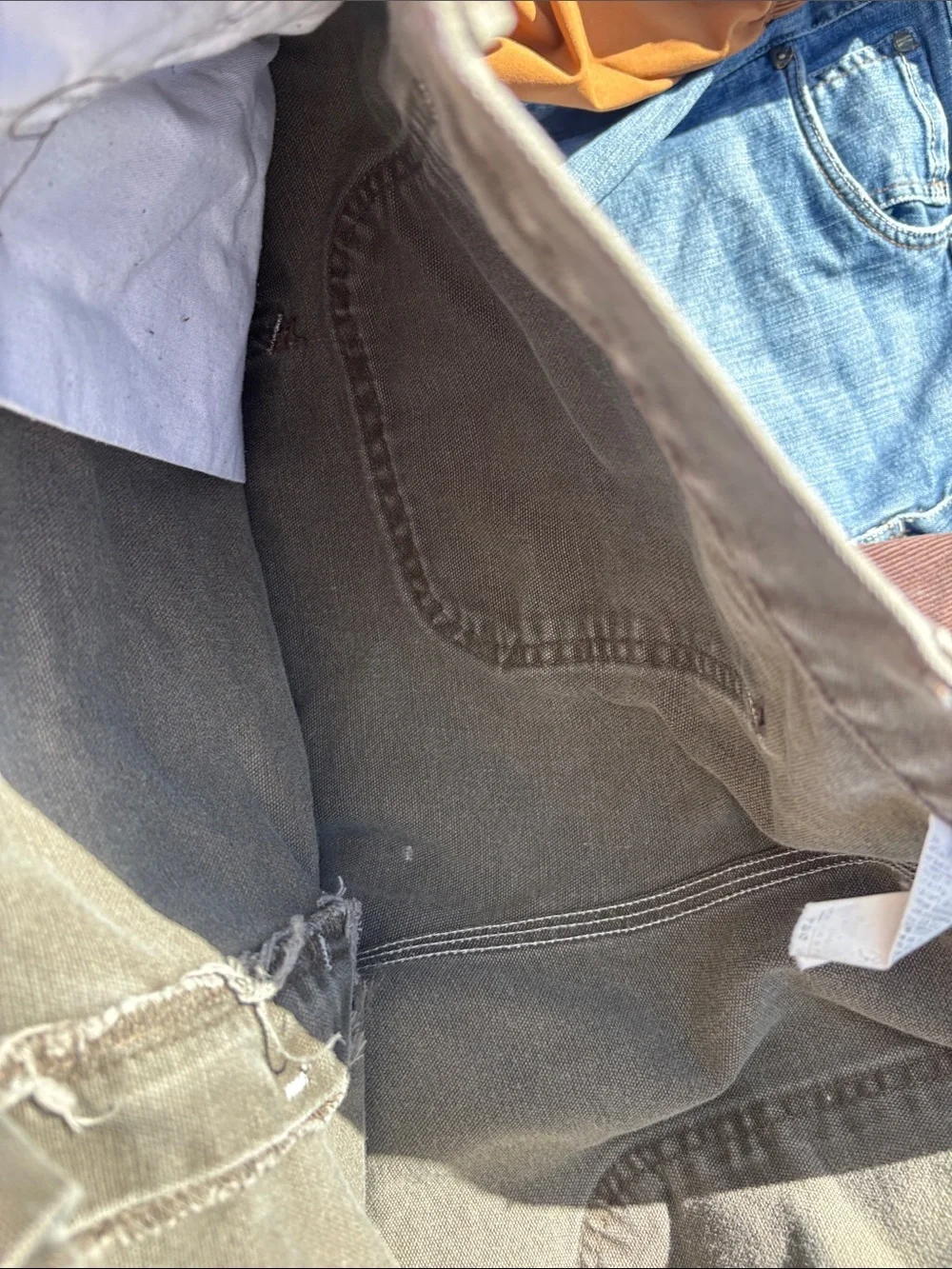 Vintage Y2K Carhartt B25 TMB Faded Brown Work Wear Men's Carpenter Shorts | 40